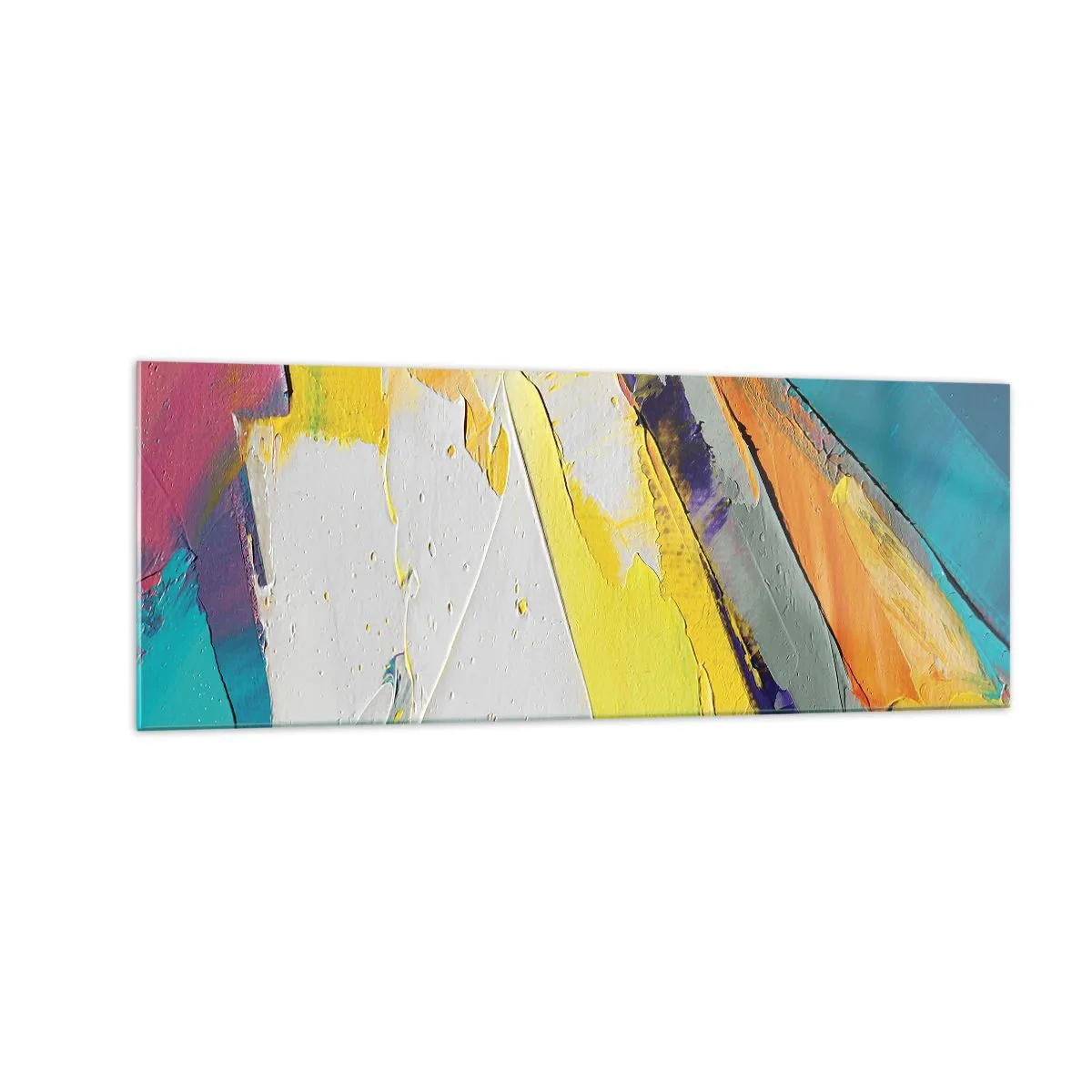 Billede på glas - Lysets anatomi - 140x50 cm