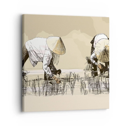Lærredstryk - Billede på lærred - God høst - 30x30 cm