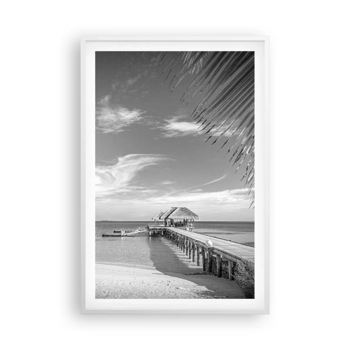 Plakat i hvid ramme - Et minde eller en drøm? - 61x91 cm