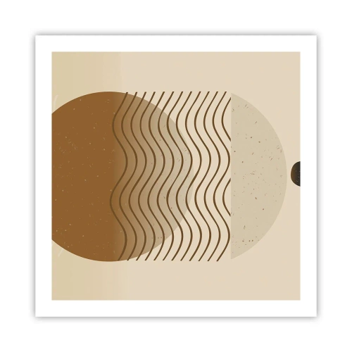 Plakat - Om geometriske figurers oprindelse - 60x60 cm