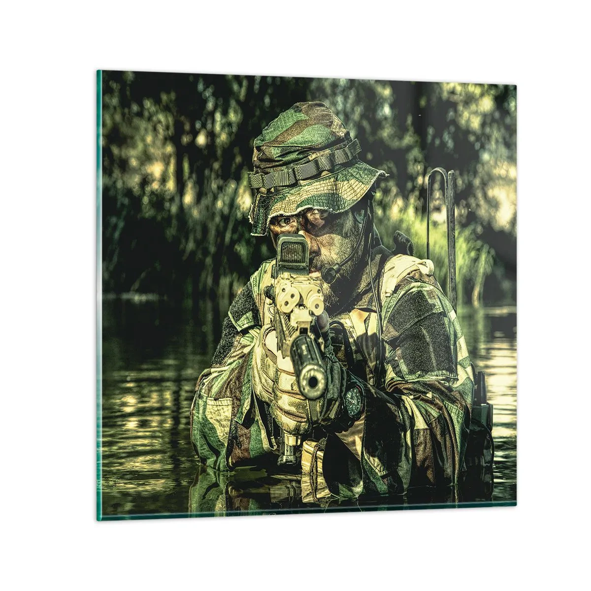 Billede på glas - Det bedste af det bedste - 70x70 cm
