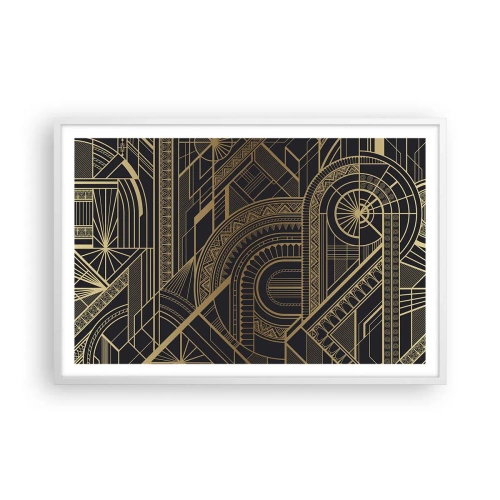 Plakat i hvid ramme - Koncepter, idéer, planer - 91x61 cm