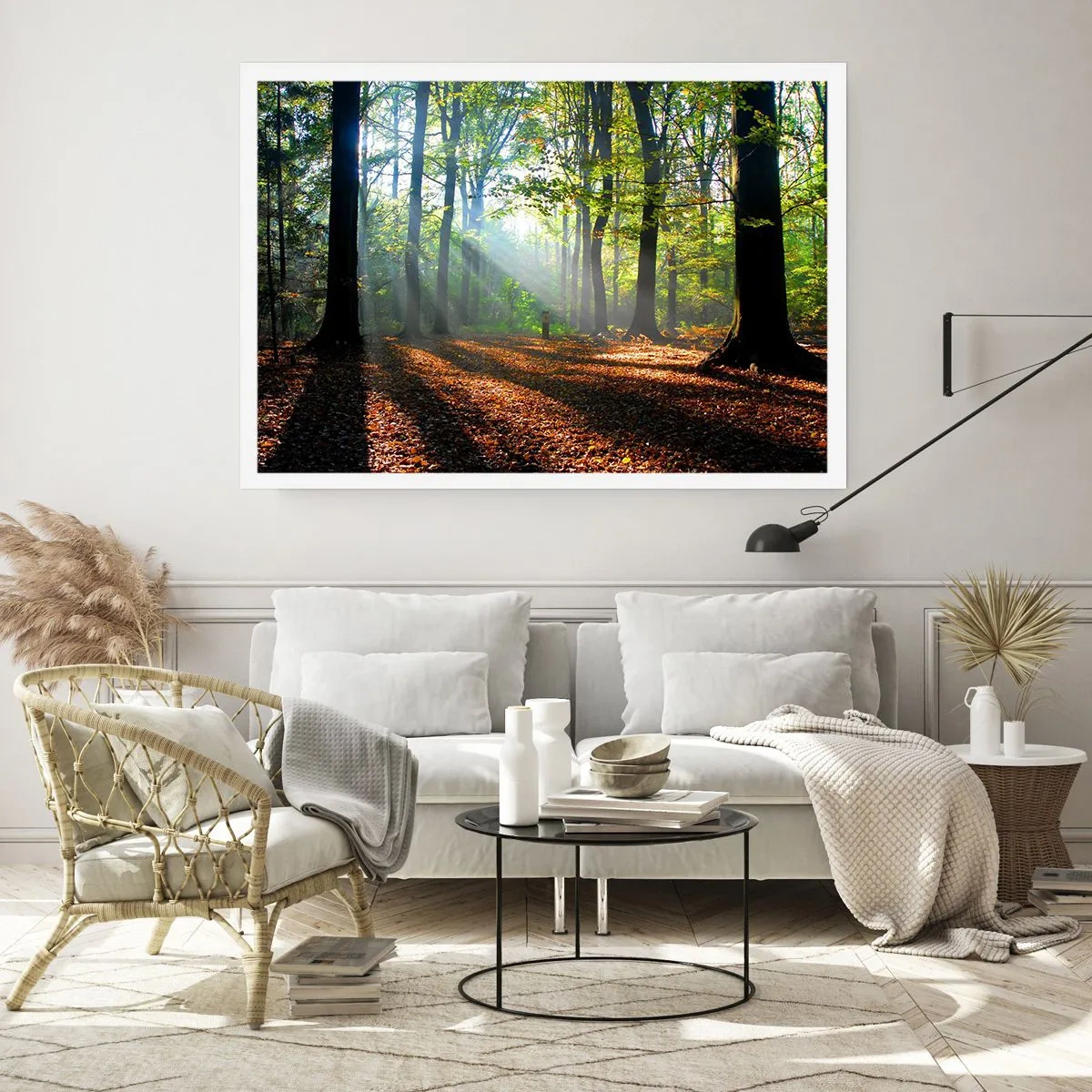 Plakat - Lys og skygger - 70x50 cm