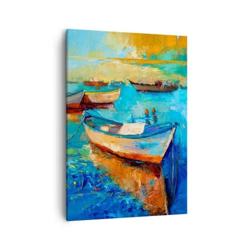 Lærredstryk - Billede på lærred - I den sydlige bugt - 50x70 cm