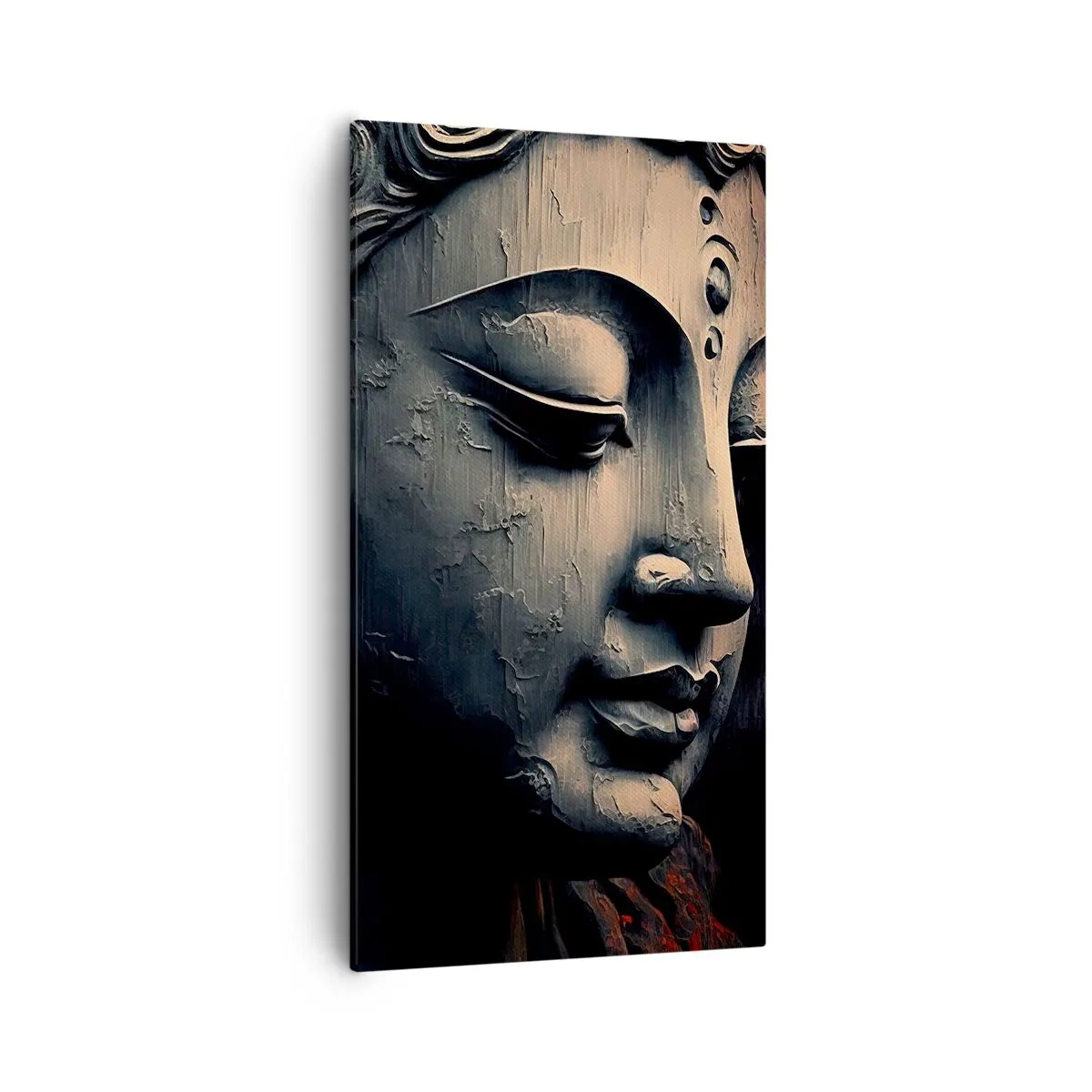 Lærredstryk - Billede på lærred - I pagt med verden - 55x100 cm