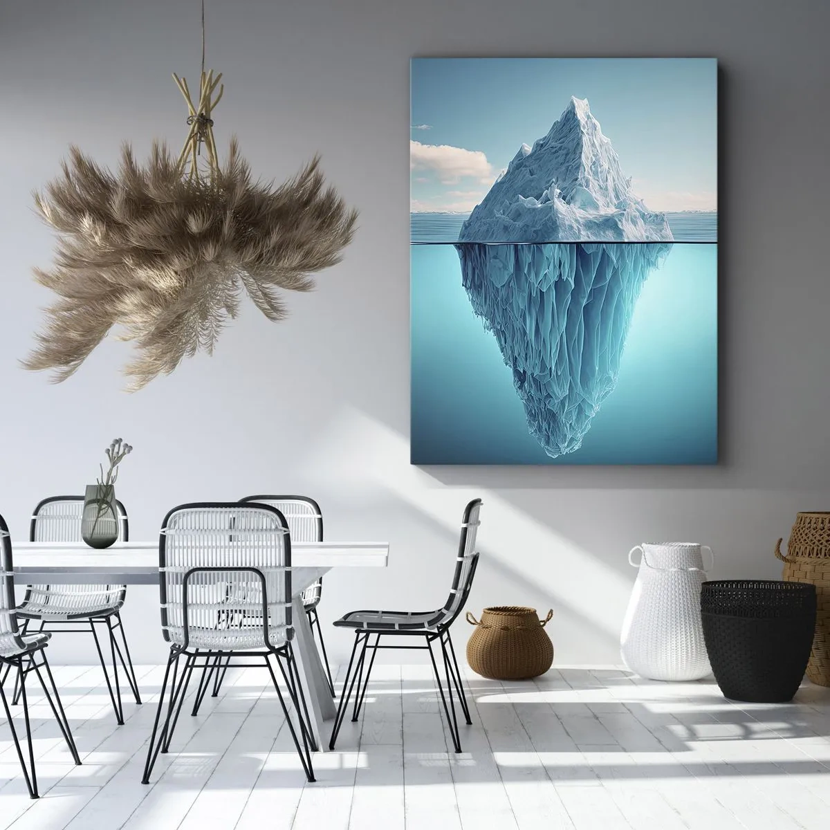 Lærredstryk - Billede på lærred - Dronning af is - 50x70 cm