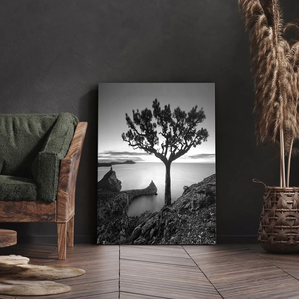 Lærredstryk - Billede på lærred - Fred hele vejen til horisonten - 50x70 cm
