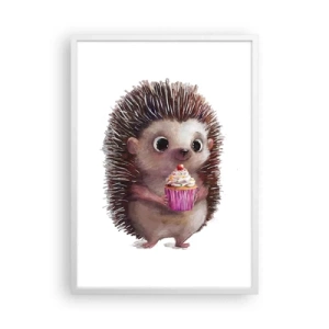 Plakat i hvid ramme - Fejring er hver dag - 50x70 cm