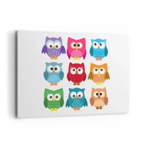 Lærredstryk - Billede på lærred - Forskelle kan være morsomme - 120x80 cm