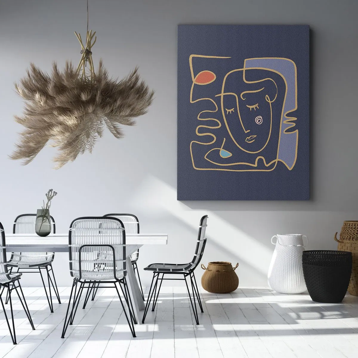 Lærredstryk - Billede på lærred - I drømmerier - 70x100 cm