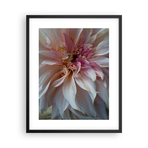 Plakat i sort ramme - Blomstrende friskhed - 40x50 cm