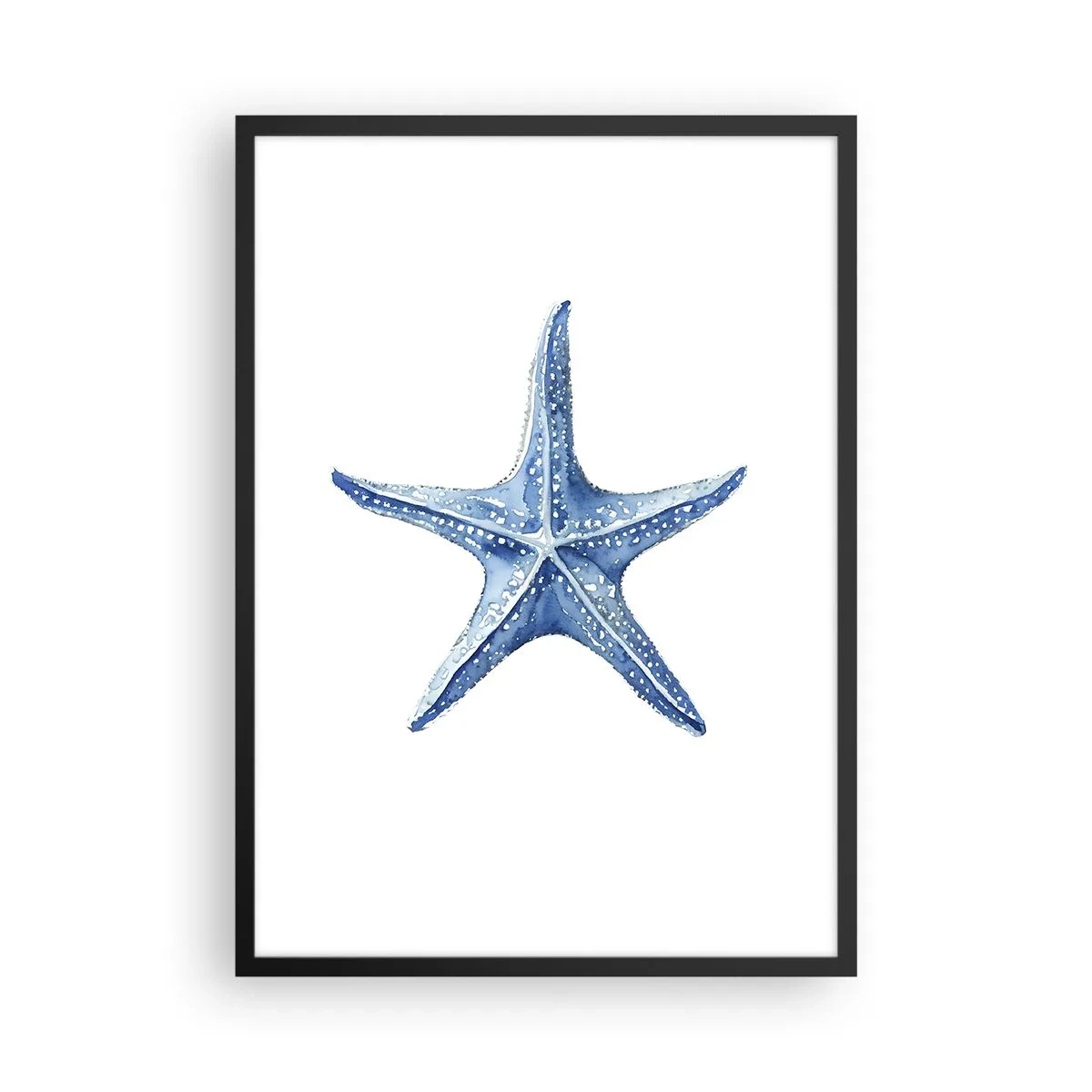 Plakat i sort ramme - Havets stjerne - 50x70 cm