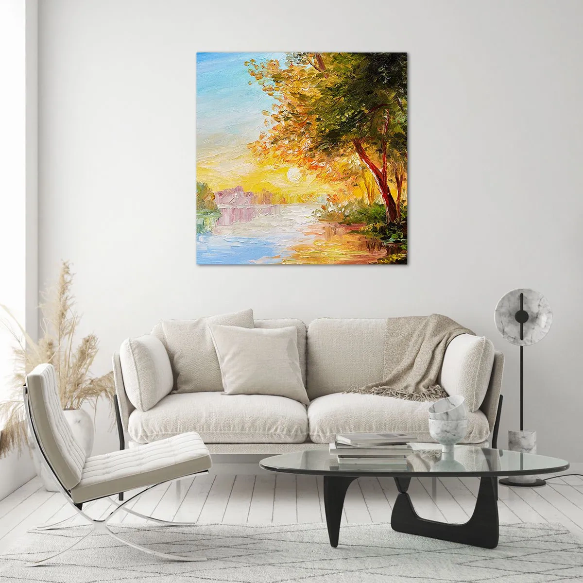 Billede på glas - Et in Arcadia ego - 40x40 cm