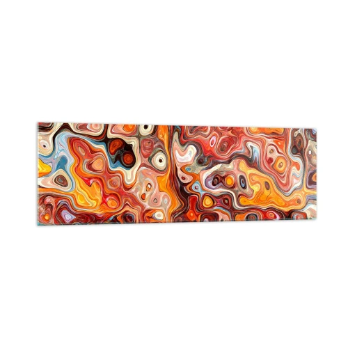 Billede på glas - Hvis nødderne var smeltet i honningen - 160x50 cm