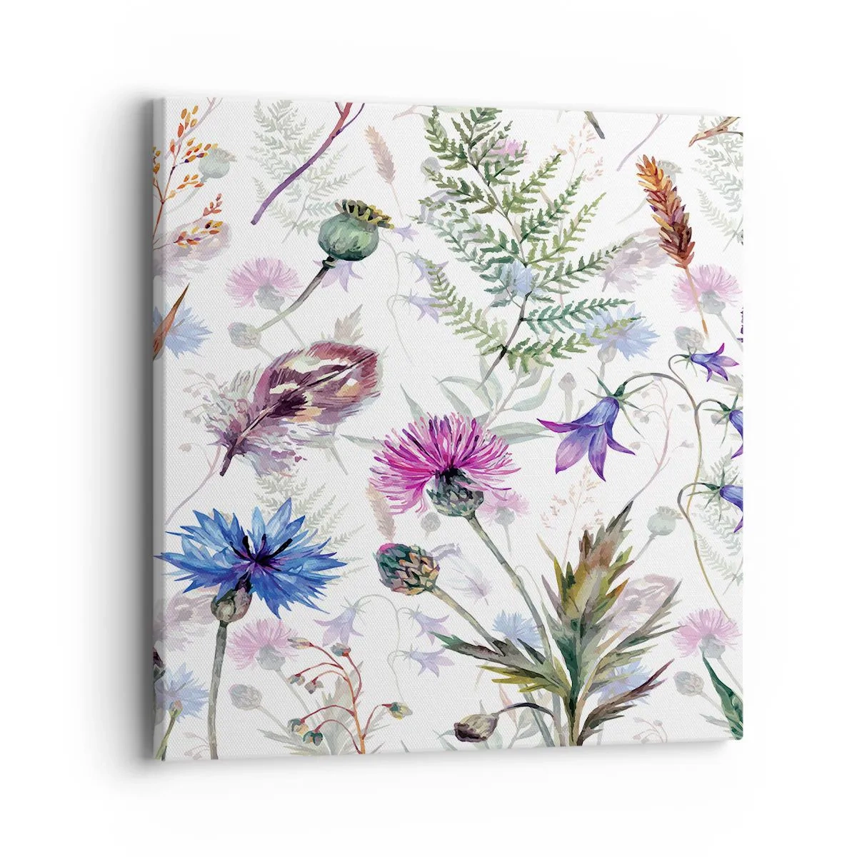 Lærredstryk - Billede på lærred - Polsk herbarium - 40x40 cm