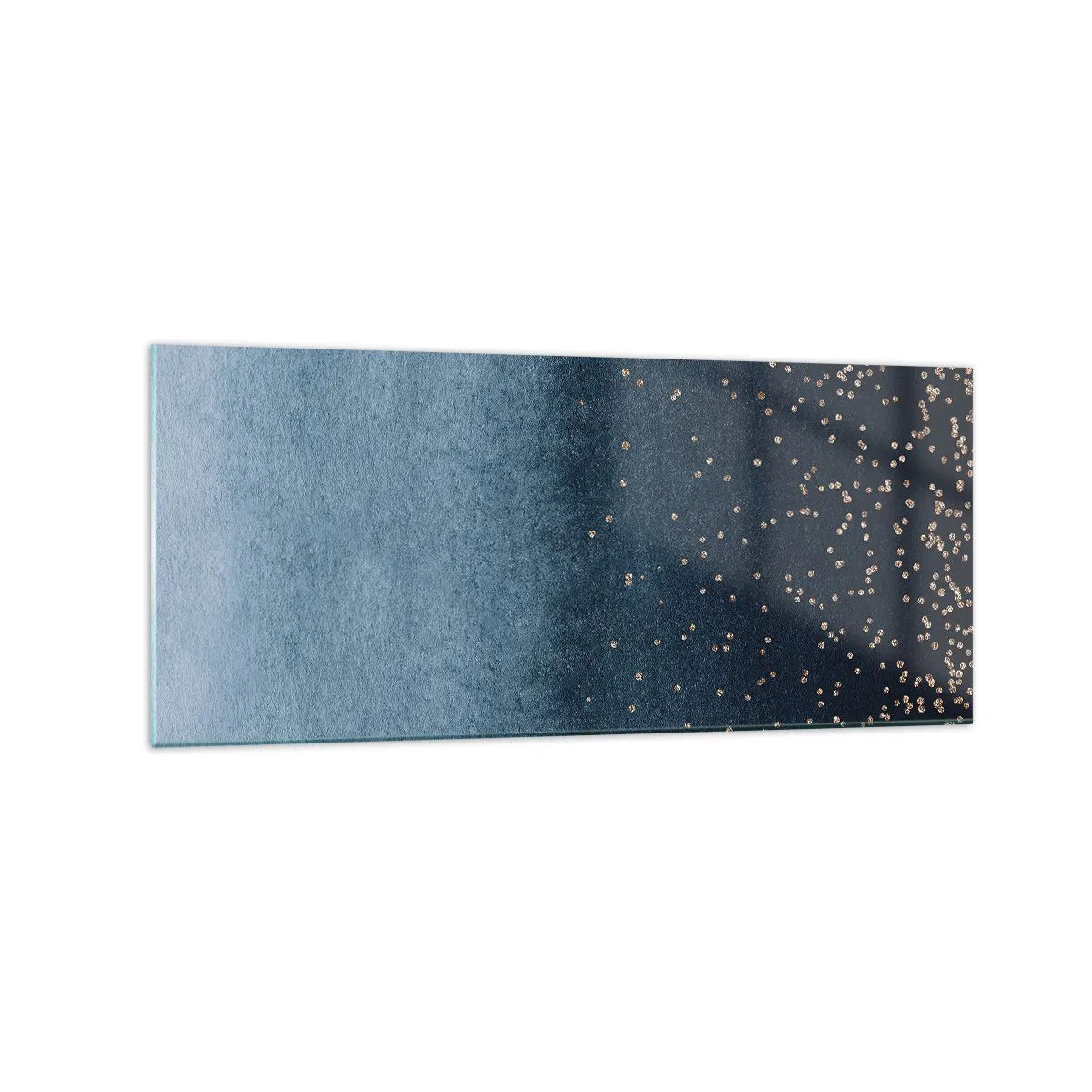 Billede på glas - Sammensætning - blå faser - 120x50 cm