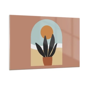 Billede på glas - Små glæder - 120x80 cm