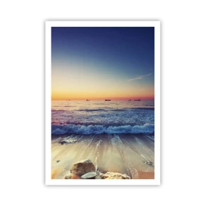 Plakat - Og hvad er der bag horisonten? - 70x100 cm