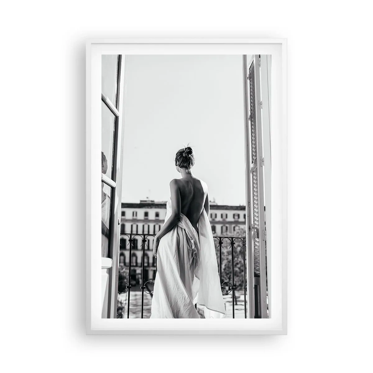 Plakat i hvid ramme - Vækning af sanserne - 61x91 cm