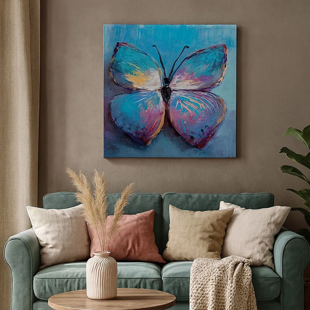 Lærredstryk - Billede på lærred - I sin fulde pragt - 30x30 cm