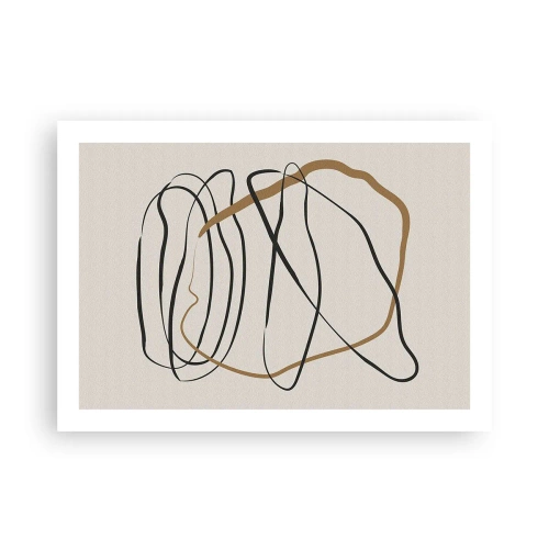 Plakat - Komposition - dans i besiddelse - 70x50 cm