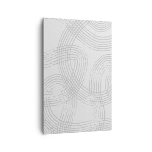 Lærredstryk - Billede på lærred - Der er ingen lige vej - 80x120 cm