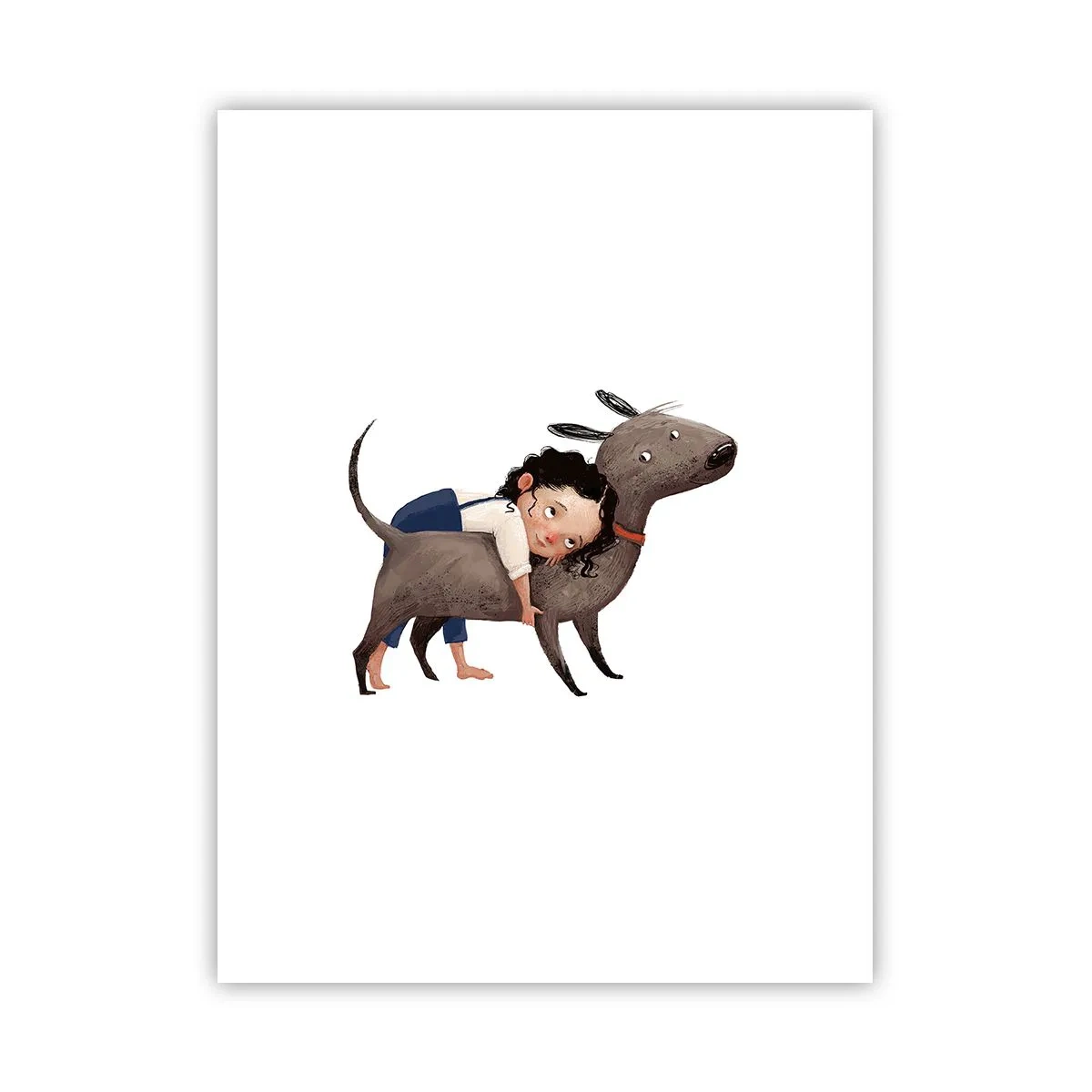 Plakat - Bedste venner - 30x40 cm