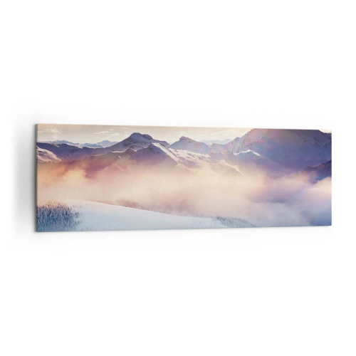 Lærredstryk - Billede på lærred - Naturens kraft og renhed - 160x50 cm