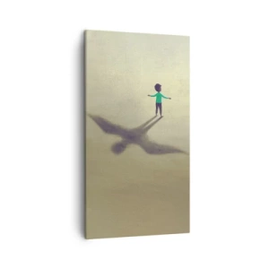 Lærredstryk - Billede på lærred - Fremtidens helt - 45x80 cm