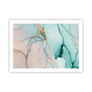 Plakat - Dans af former og farver - 70x50 cm