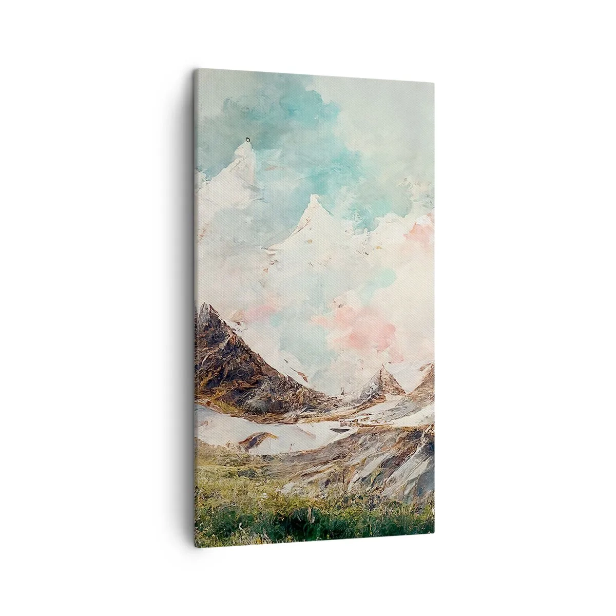 Lærredstryk - Billede på lærred - Stenede knive - 45x80 cm