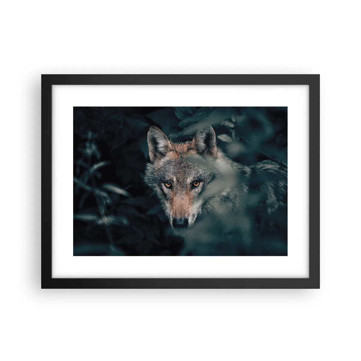 Plakat i sort ramme - Jæger - 40x30 cm