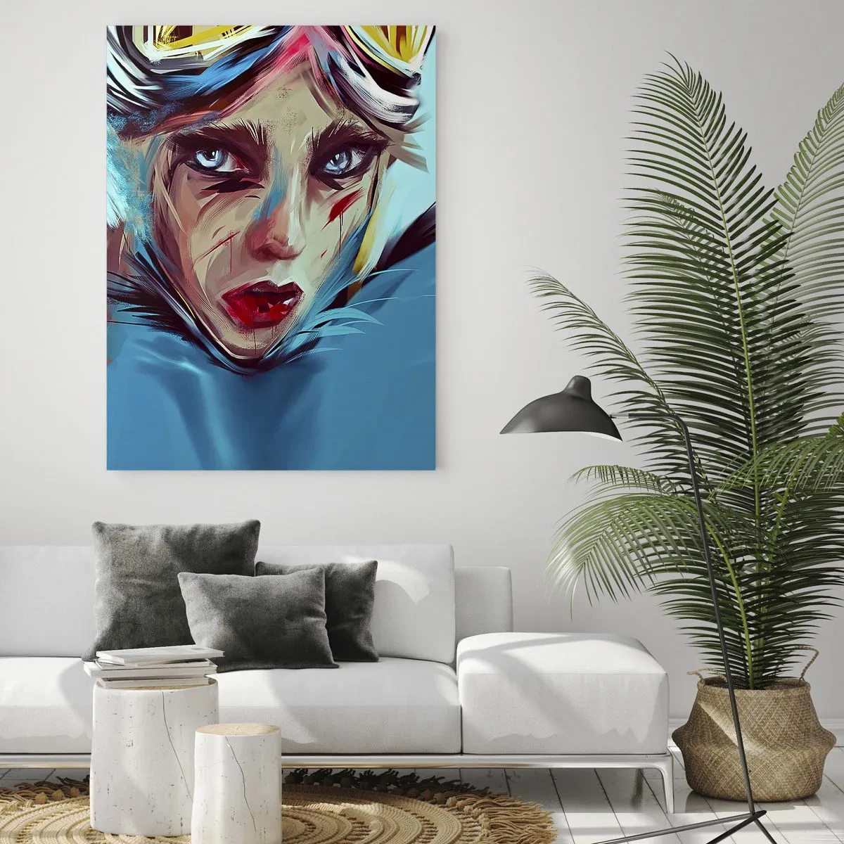 Billede på glas - Vejkriger - 80x120 cm