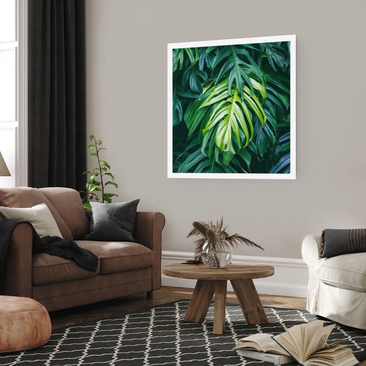 Plakat - Fordyb dig i friskhed - 60x60 cm