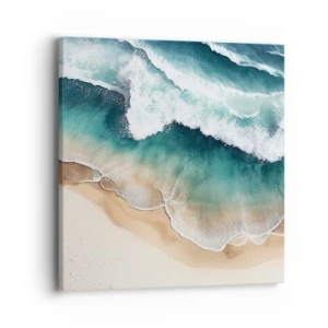 Lærredstryk - Billede på lærred - Et evigt møde - 40x40 cm