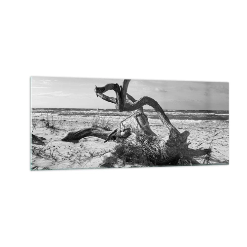 Billede på glas - Havets skulptur - 100x40 cm