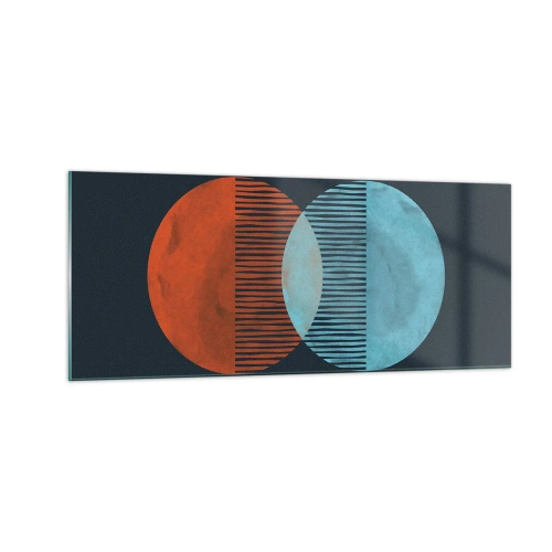 Billede på glas - Astronomisk fantasi - 100x40 cm