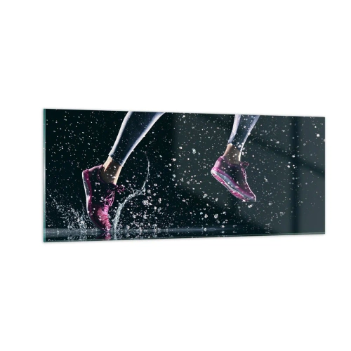 Billede på glas - Så meget som du kan - 100x40 cm