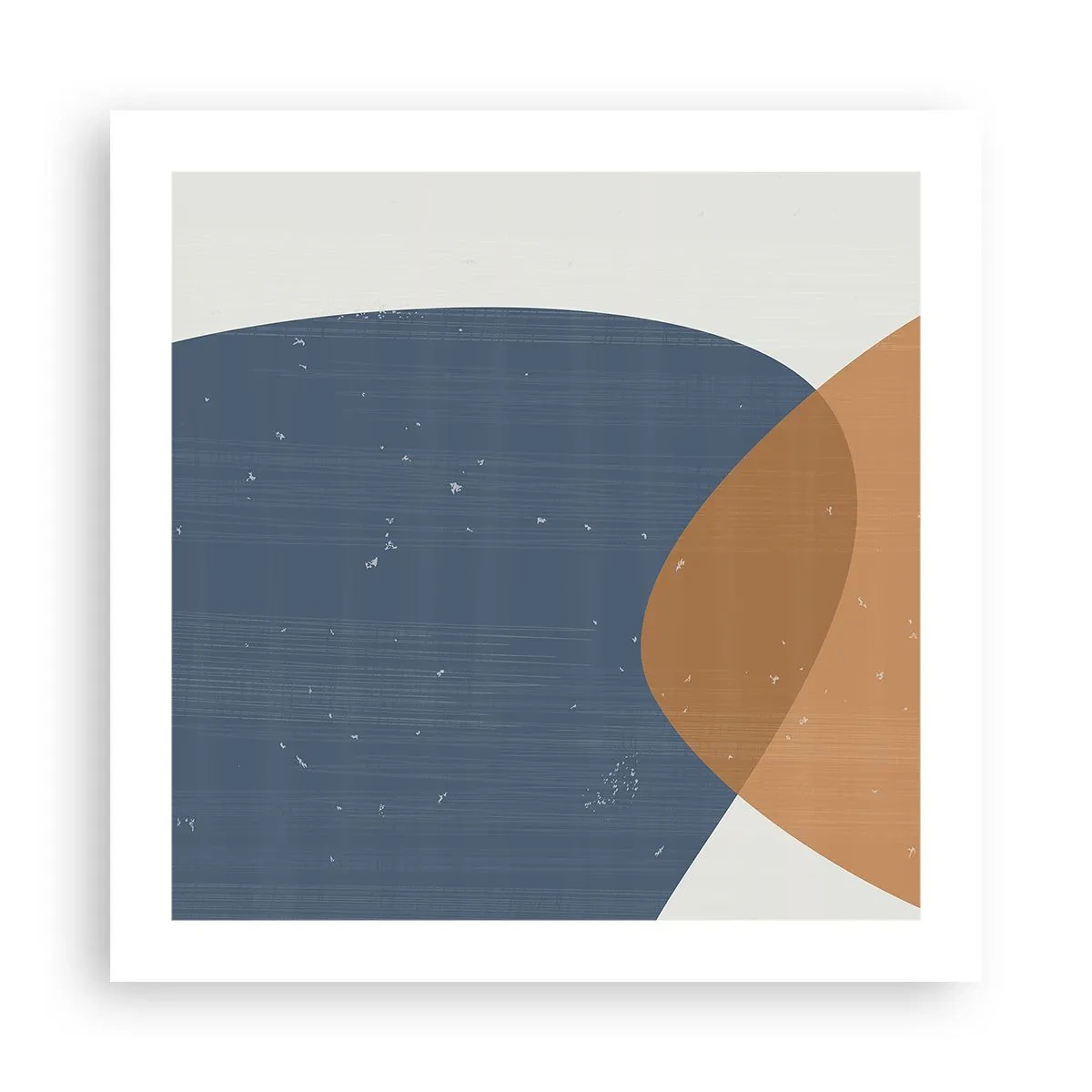 Plakat - Ovaler og påvirkninger - 50x50 cm
