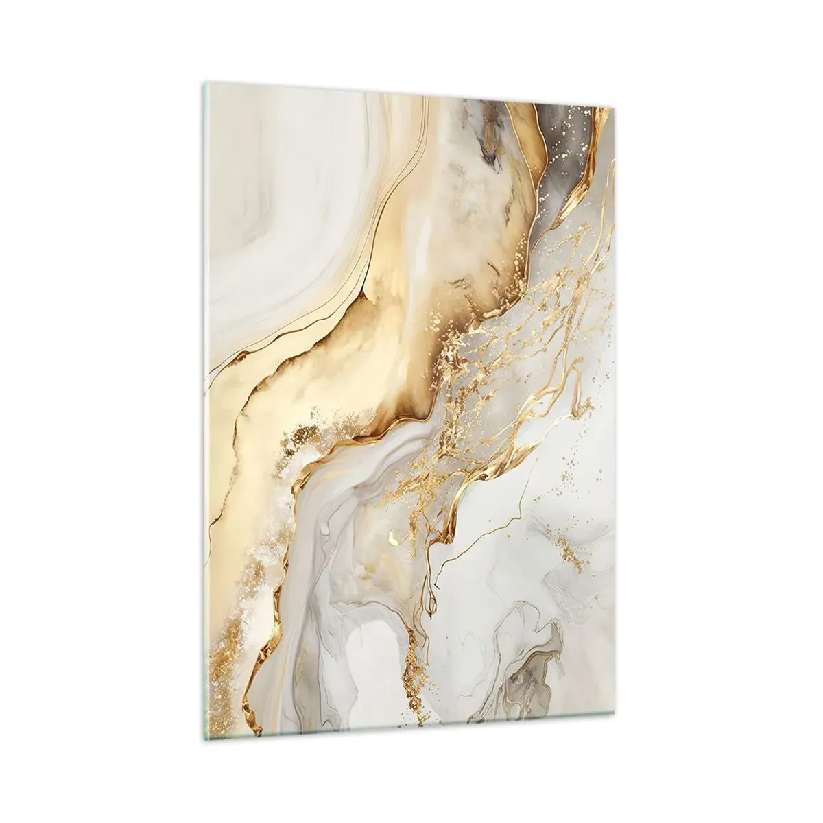 Billede på glas - Abstraktion: skønhed og godhed - 50x70 cm