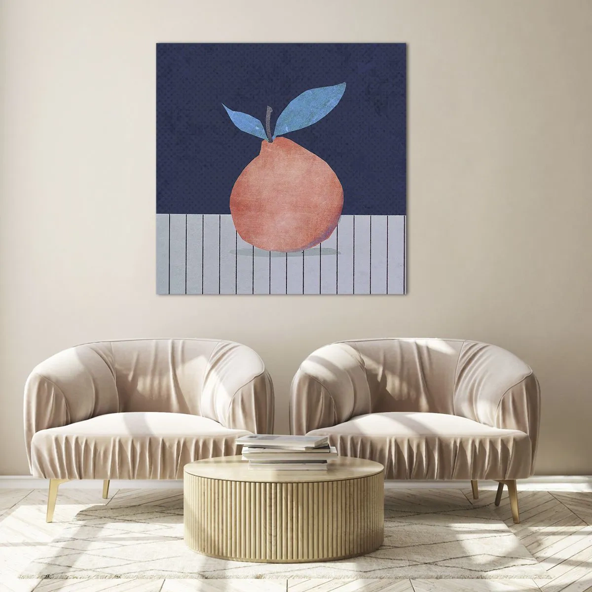 Billede på glas - Konveksitet og plan - 40x40 cm