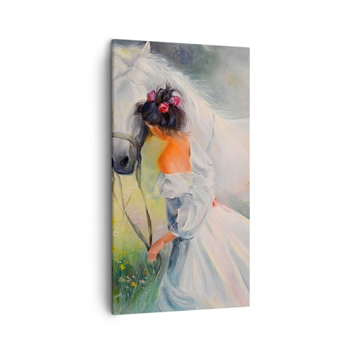 Lærredstryk - Billede på lærred - Som fra en smuk drøm - 45x80 cm