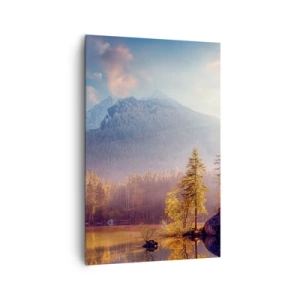 Lærredstryk - Billede på lærred - I bjerge og dale - 80x120 cm