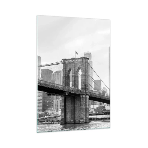 Billede på glas - New York stemning - 50x70 cm