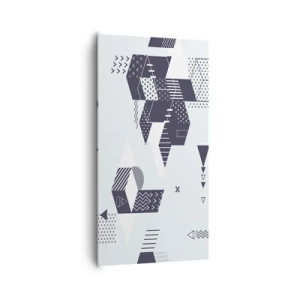 Lærredstryk - Billede på lærred - I matematikkens sjæl - 65x120 cm