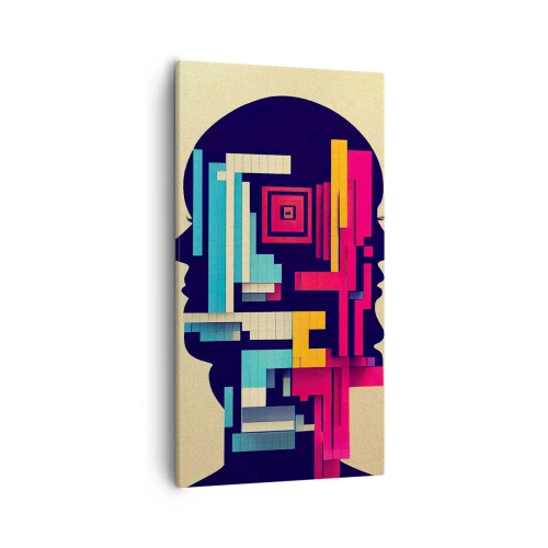 Lærredstryk - Billede på lærred - Nye slips - 55x100 cm