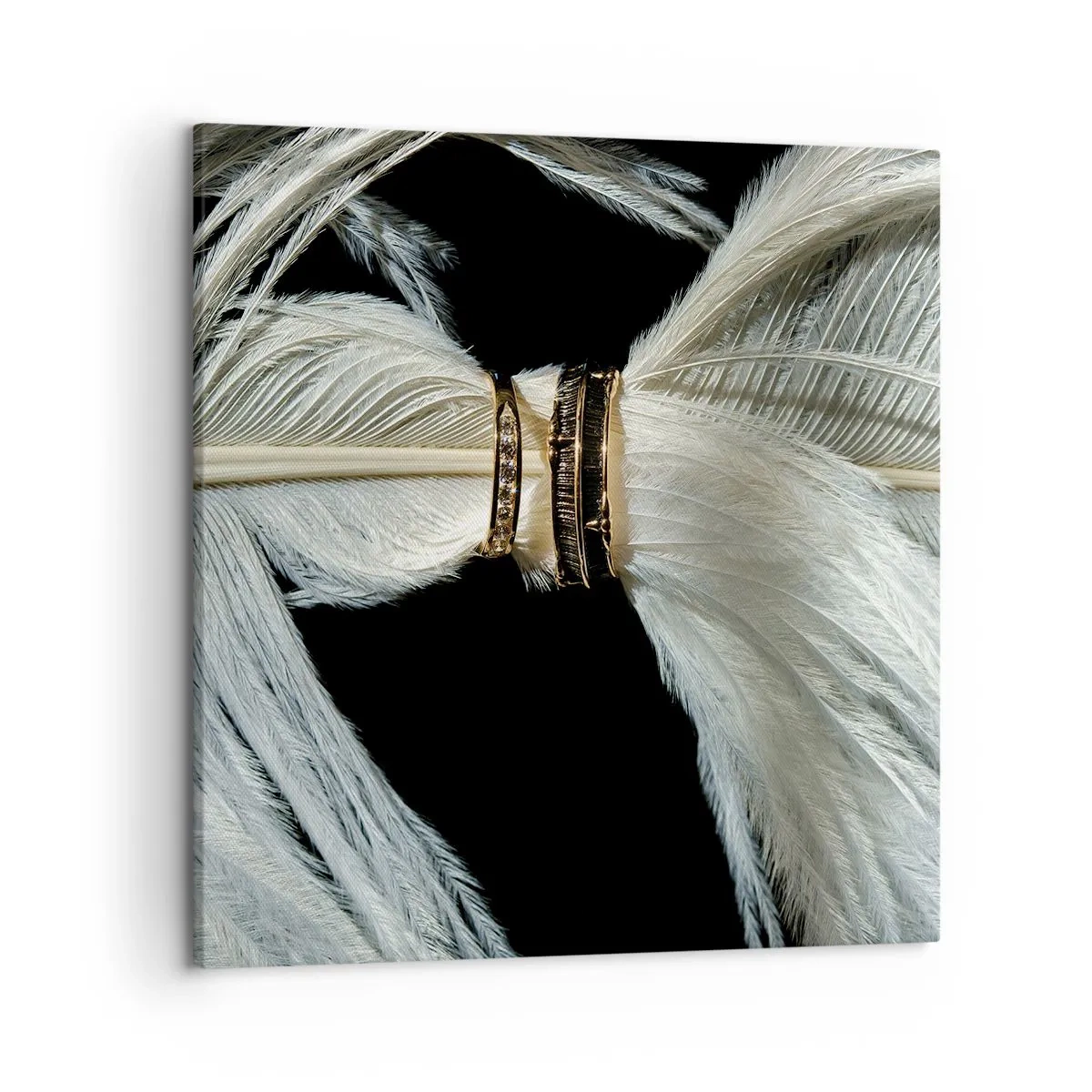 Lærredstryk - Billede på lærred - ...og jeg vil ikke forlade dig... - 50x50 cm