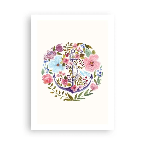 Plakat - En sømands gode nattesøvn - 50x70 cm