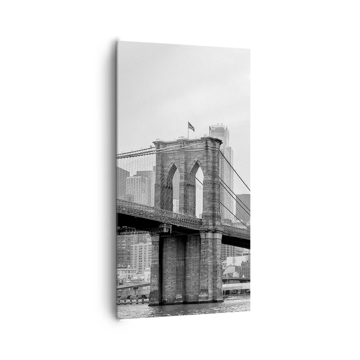 Lærredstryk - Billede på lærred - New York stemning - 65x120 cm