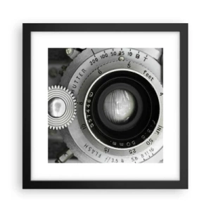 Plakat i sort ramme - Historien om Hollywood - 30x30 cm